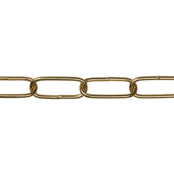 MINUTEX Catena Ovale Filo in Acciaio Ottonato MOD. 884 D.MM 1,3 - MINUTEX - Immagine 2